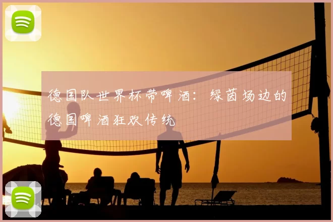 德国队世界杯带啤酒：绿茵场边的德国啤酒狂欢传统