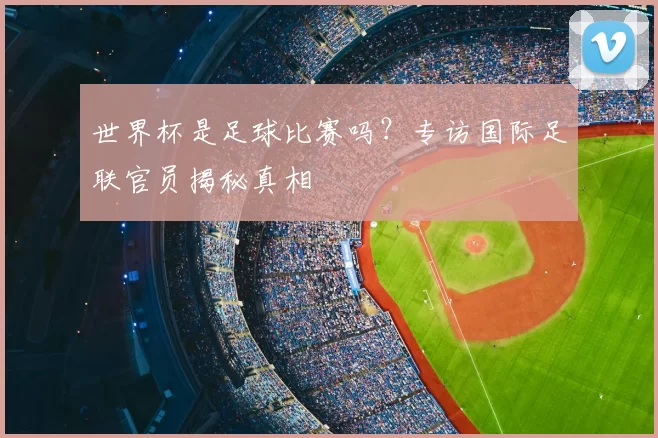 世界杯是足球比赛吗?专访国际足联官员揭秘真相